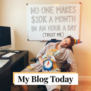 No one makes $10k a month in an hour a day